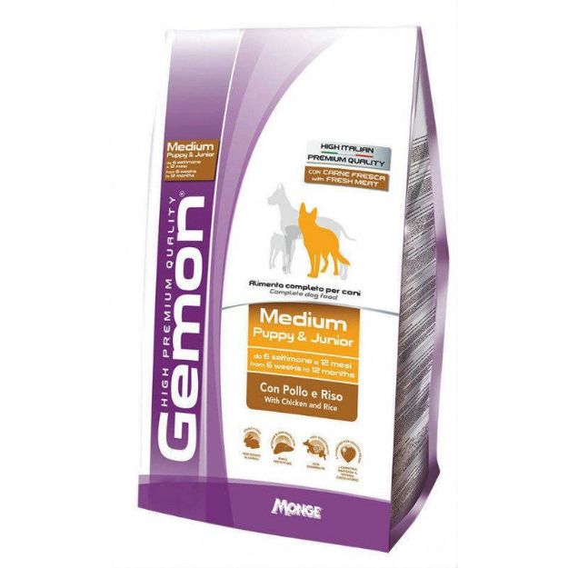 Εικόνα της Gemon all breeds puppy Chicken and rice 3kg