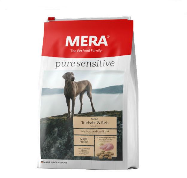 Εικόνα της Mera Dog Pure Sensitive Turkey and Rice  12,5KG