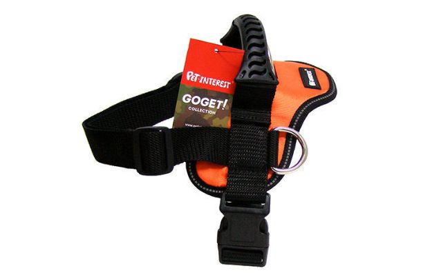 Εικόνα της Goget Harness Orange Small 3D-Rings Girth  65-80CM