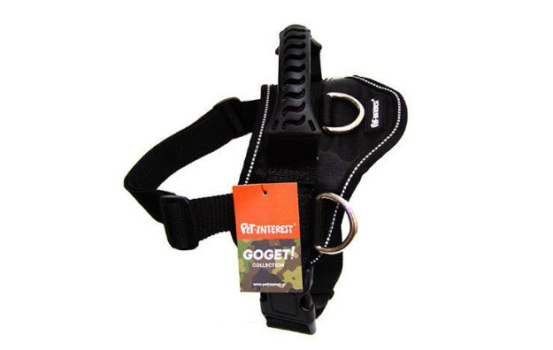 Εικόνα της Goget Harness Black Large 3D-Rings Girth  80-110CM