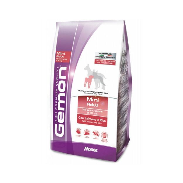 Εικόνα της Gemon Dog Adult Mini Salmon and rice  3kg