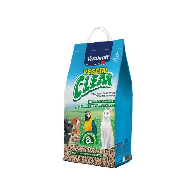 Εικόνα της Vitakraft Vegetal Clean Pellet  8LT