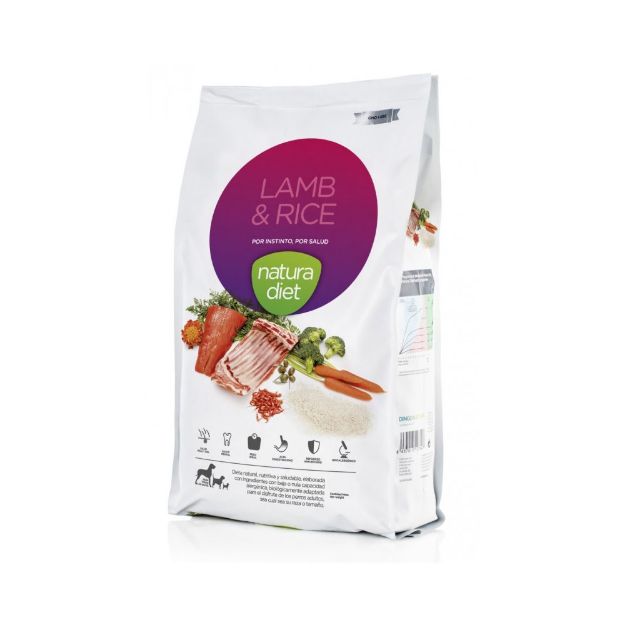 Εικόνα της Natura diet lamb and rice 3kg