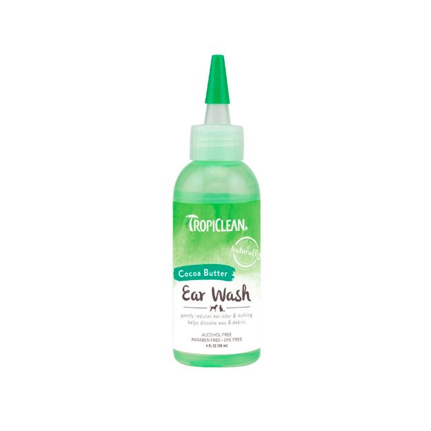 Εικόνα της Tropiclean ear wash alcohol free 118ml