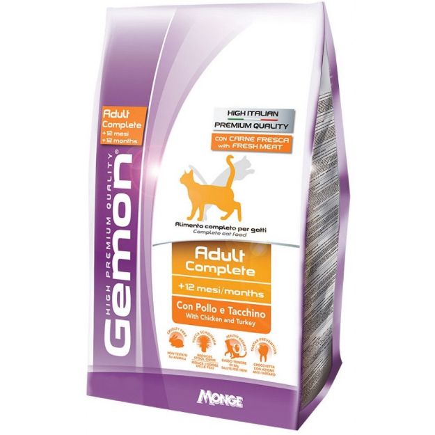 Εικόνα της Gemon cat chicken and turkey 1.5kg