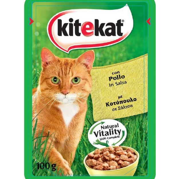 Εικόνα της Kitekat pouch με κοτόπουλο 100gr