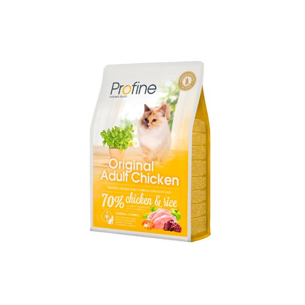 Εικόνα της Profine Cat Original Adult Κοτόπουλο και Ρύζι 2Kg