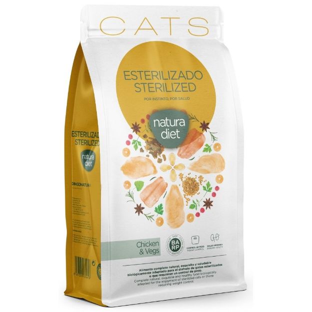 Εικόνα της Natura diet cat sterilized chicken 1.5kg