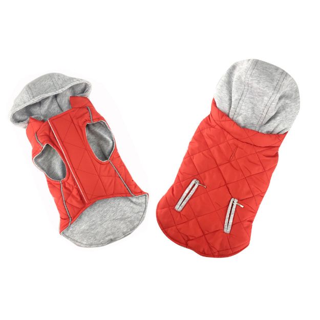 Εικόνα της Sportive Jacket  red with Hood 31cm