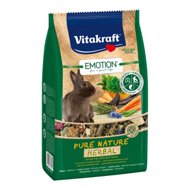 Εικόνα της Vitakraft Emotion Pure Nature Herbal  600gr