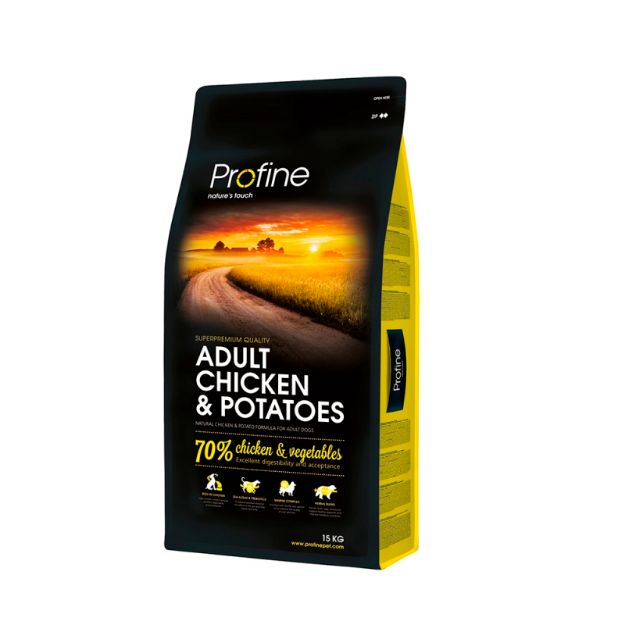 Εικόνα της Profine dog adult chicken 10kg + 2kg δώρο