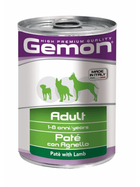 Εικόνα της Gemon Dog adult pate lamb 400gr