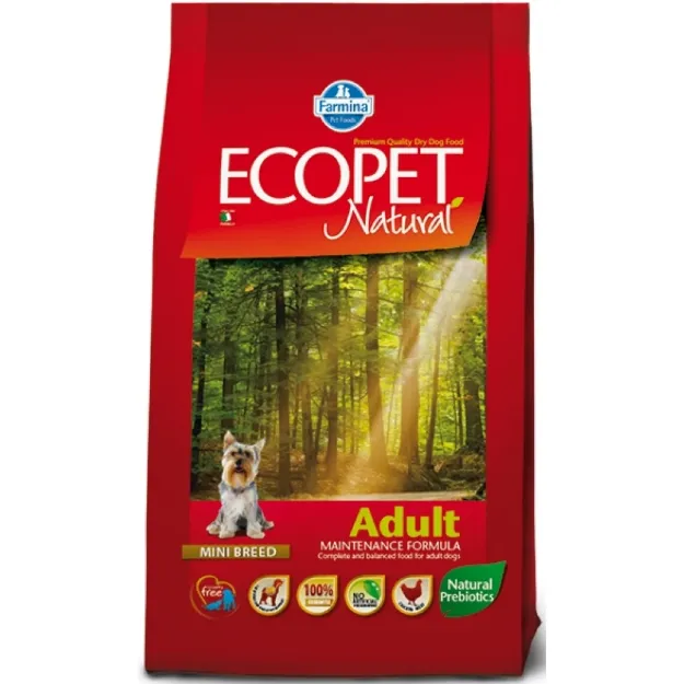 Εικόνα της Farmina Ecopet Natural Adult Mini 12kg + 2kg Δώρο