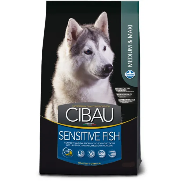 Εικόνα της Cibau Adult Fish Sensitive Medium & Maxi 12kg