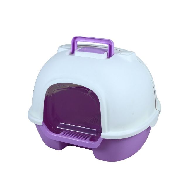 Εικόνα της CAT TOILET BOX-REAR OPENING PURPLE 