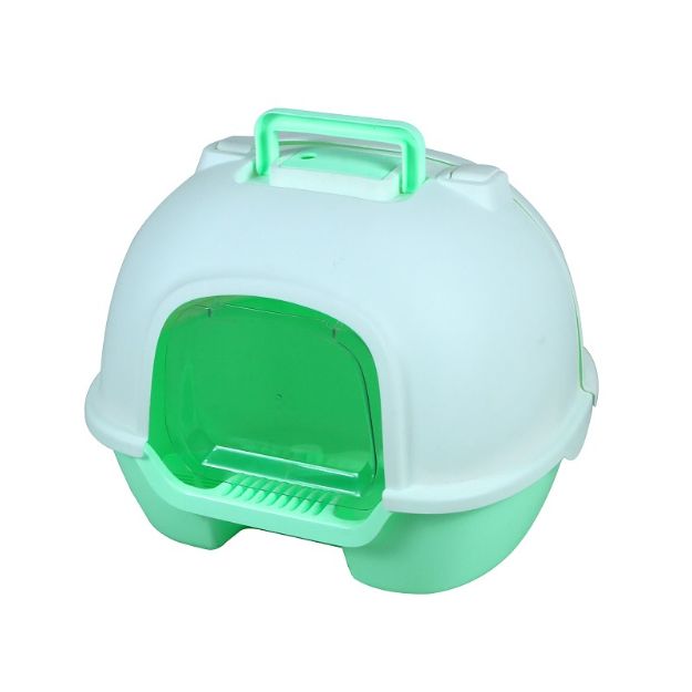 Εικόνα της CAT TOILET BOX-REAR OPENING GREEN