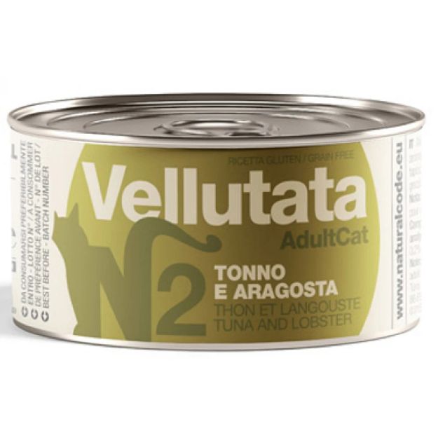 Εικόνα της Κονσέρβα Γάτας Natural Code Veloute Tuna and Lobster 85gr